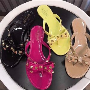 Valentino Rockstud Slippers